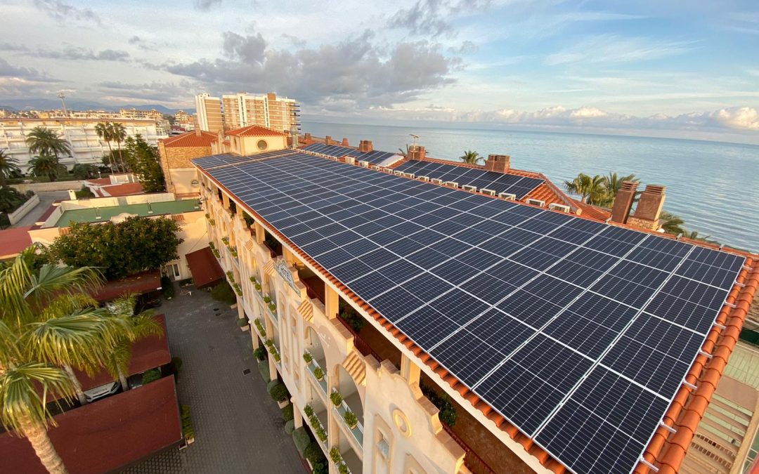 Instalación Placas solares Hotel Los Ángeles en Dénia