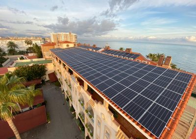 Instalación Placas solares Hotel Los Ángeles en Dénia